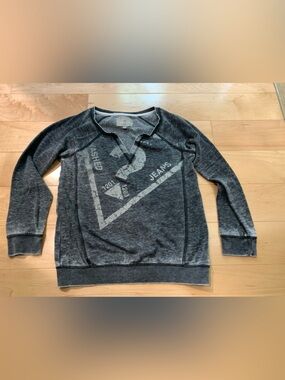 Vintage Guess Jeans Gray Sweatshirt | Small